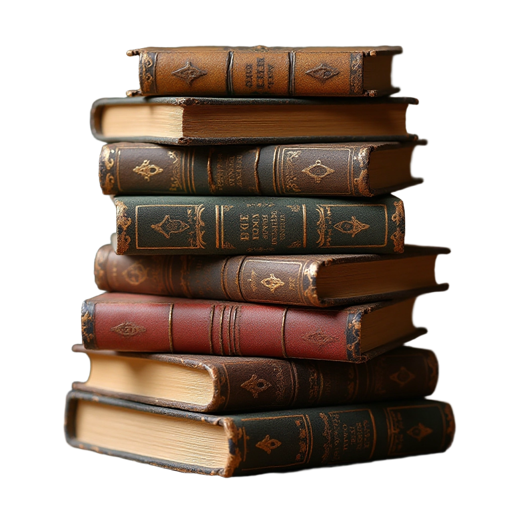 Stack of Antique Books